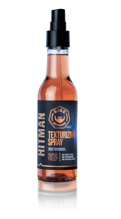 GIBS Grooming Hitman Texturizing Spray 148 ml – Styling Spray für Volumen und Griffigkeit