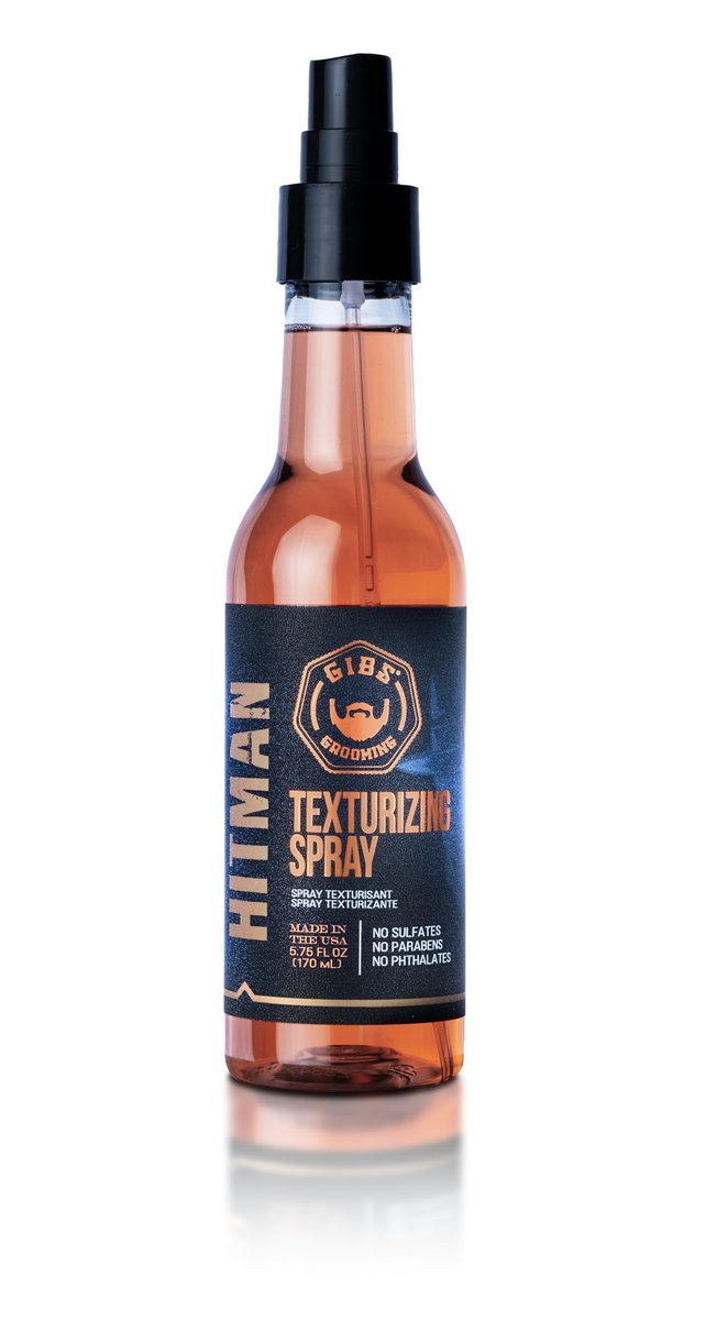 GIBS Grooming Hitman Texturizing Spray 148 ml – Styling Spray für Volumen und Griffigkeit