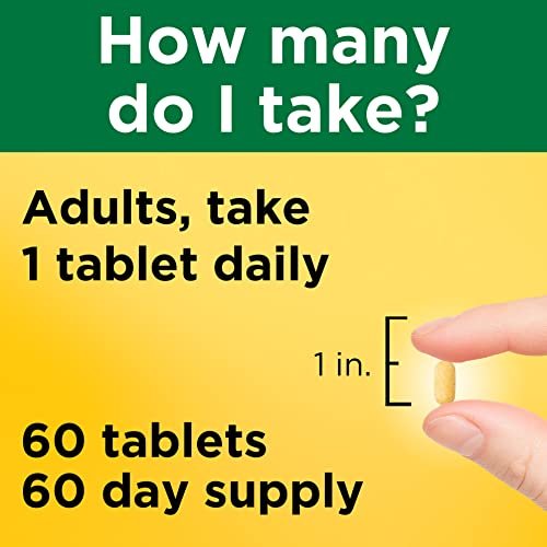 Nature Made Super B Komplex mit Vitamin C und Folsäure – Nahrungsergänzungsmittel für zelluläre Energieunterstützung, 60 Tabletten, 60-Tage-Vorrat