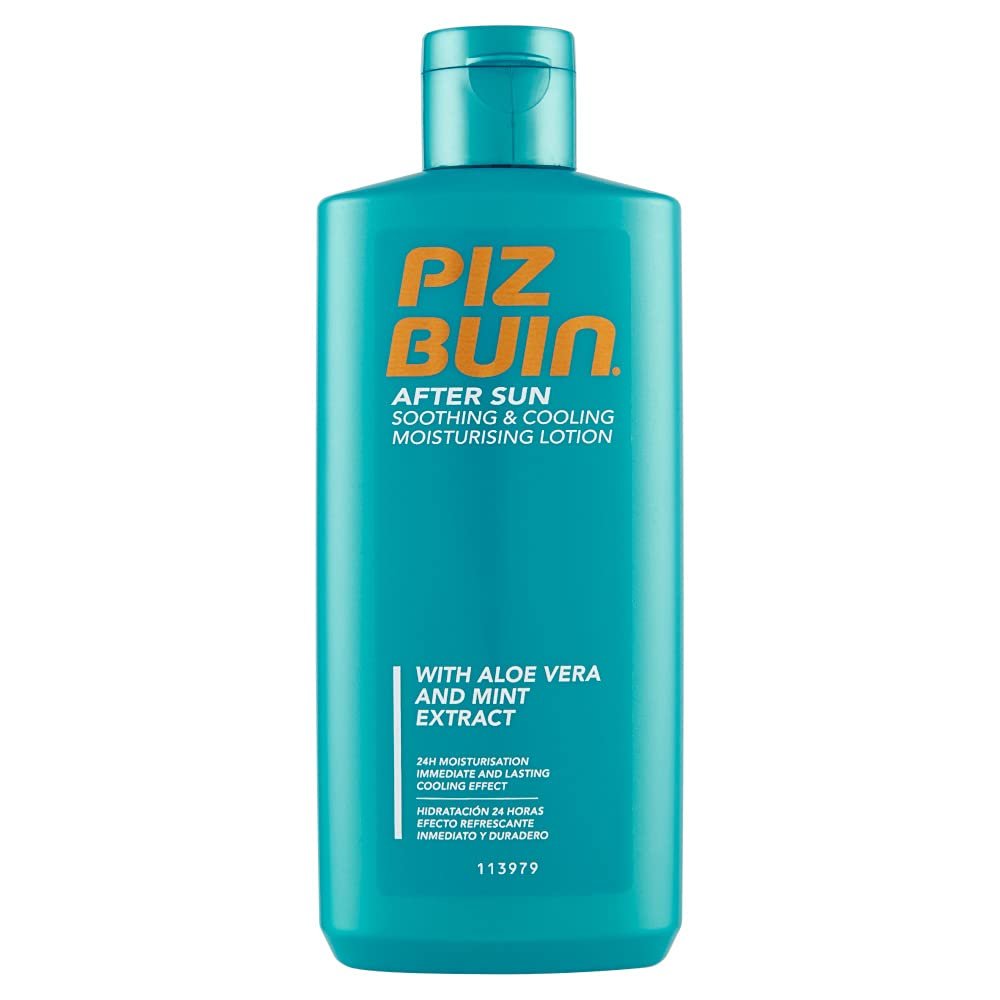 Piz Buin After Sun Soothing & Cooling Moisturising Lotion 200ml (2er-Pack) – Beruhigende & kühlende Feuchtigkeitslotion nach dem Sonnenbad