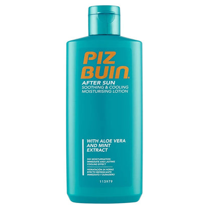 Piz Buin After Sun Soothing & Cooling Moisturising Lotion 200ml (2er-Pack) – Beruhigende & kühlende Feuchtigkeitslotion nach dem Sonnenbad
