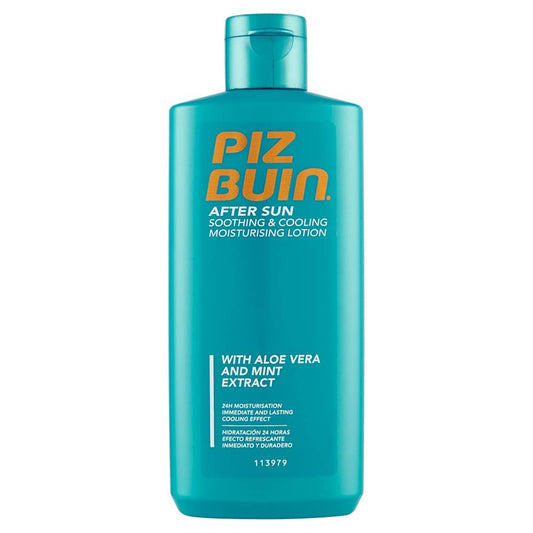 Piz Buin After Sun Soothing & Cooling Moisturising Lotion 200ml (2er-Pack) – Beruhigende & kühlende Feuchtigkeitslotion nach dem Sonnenbad
