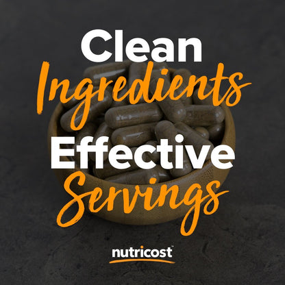 Nutricost Mariendistel-Extrakt 240 Kapseln – Vegan, GVO-frei & Glutenfrei, 240 Portionen pro Flasche