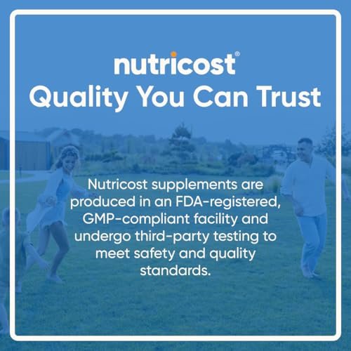 Nutricost N-Acetyl-L-Cystein (NAC) 600mg, 180 Kapseln – Non-GMO, Glutenfrei