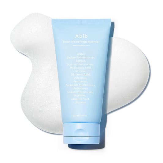 Abib Deep Clean Foam Cleanser Sedum Hyaluron Foam 150ml – Sanfte Reinigung für reine Haut