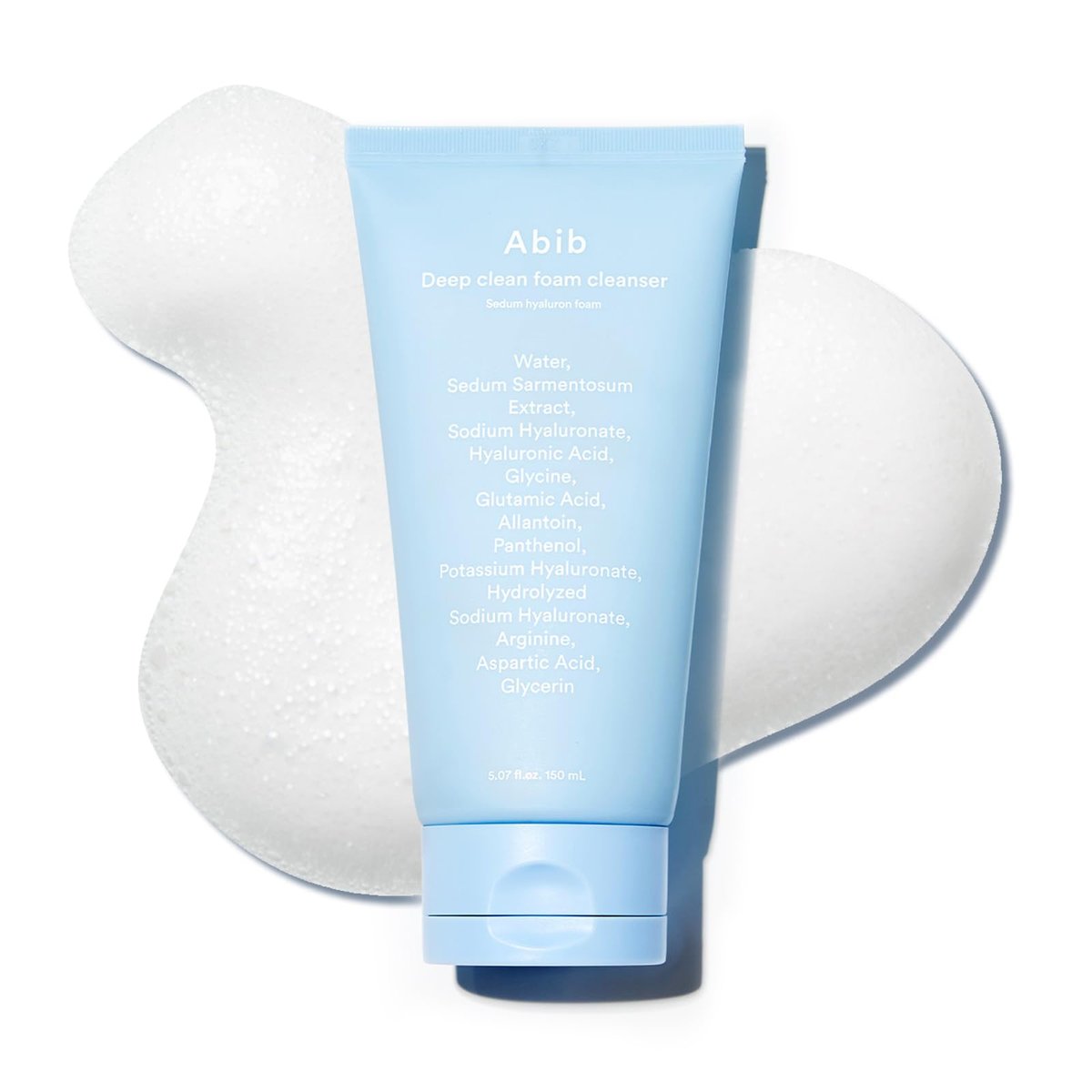 Abib Deep Clean Foam Cleanser Sedum Hyaluron Foam 150ml – Sanfte Reinigung für reine Haut