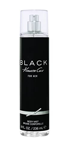 Kenneth Cole Black For Her Body Spray für Damen – Blumig-frischer Duft mit Zitrusnoten, Sandelholz und Moschus, 240 ml
