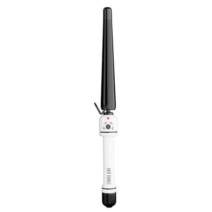 HOT TOOLS Professioneller Nano-Keramik-Lockenstab mit extra langem, konischem Aufsatz für glänzende Locken, 3/4 bis 1 1/4 Zoll