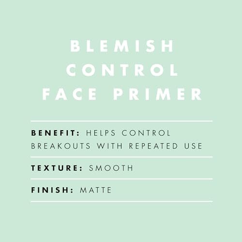 e.l.f. Blemish Control Face Primer - Beruhigender & feuchtigkeitsspendender Make-up Primer zur Bekämpfung von Unreinheiten, fixiert Make-up für langanhaltenden Halt, vegan & tierversuchsfrei, 0,47 Fl Oz