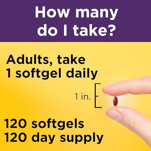 Nature Made Haar, Haut und Nägel mit Biotin 2500 mcg – Nahrungsergänzungsmittel für gesundes Haar, Haut und Nägel, 120 Weichkapseln, 120-Tage-Vorrat