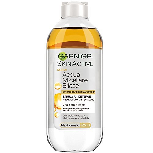 Garnier Mizellen-Reinigungswasser mit Arganöl, 400 ml – Sanfter Reiniger für Make-up und Haut