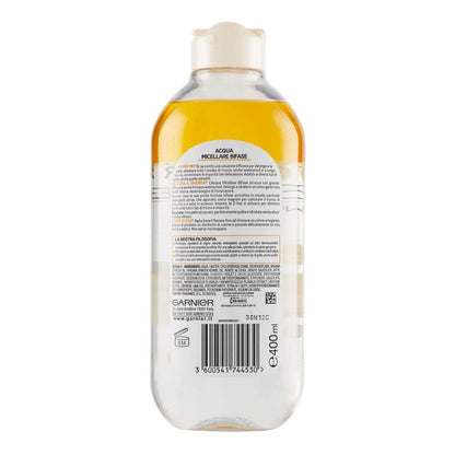 Garnier Mizellen-Reinigungswasser mit Arganöl, 400 ml – Sanfter Reiniger für Make-up und Haut