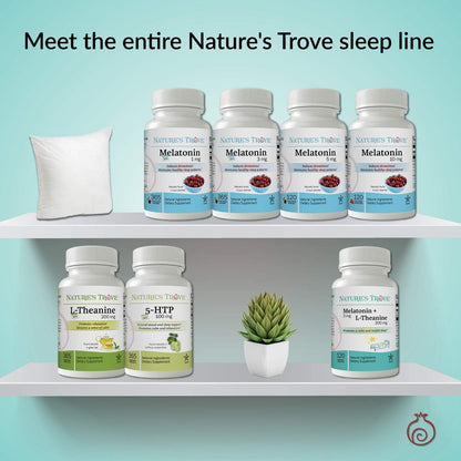 Nature's Trove Melatonin 1mg 365 EZ-Chew Tabletten mit Kirschgeschmack