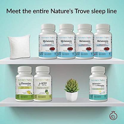 Nature's Trove Melatonin 1mg 365 EZ-Chew Tabletten mit Kirschgeschmack