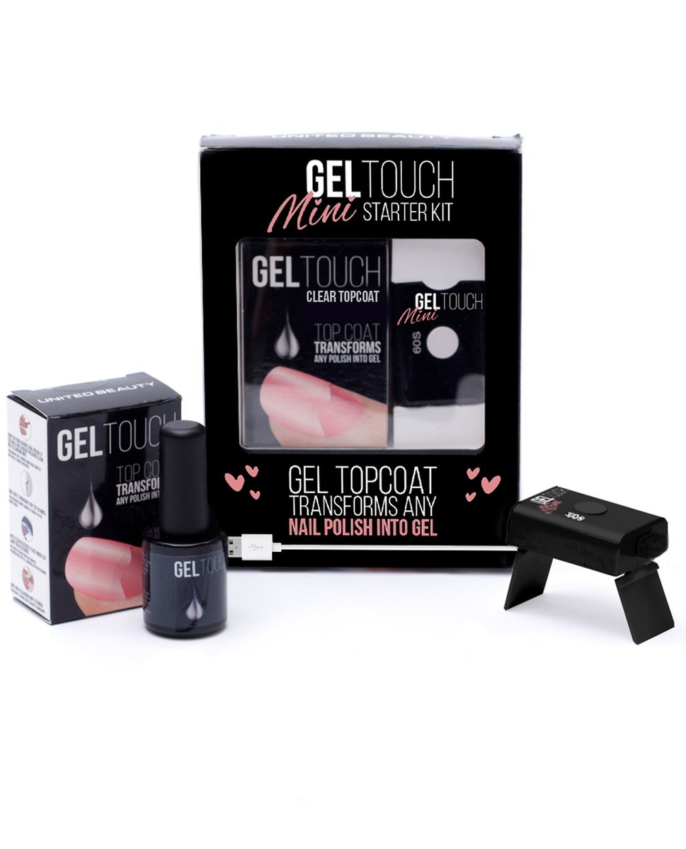 GelTouch Mini Starter Kit – UV-Nagellack-Set für Anfänger, 1 Stück, klar