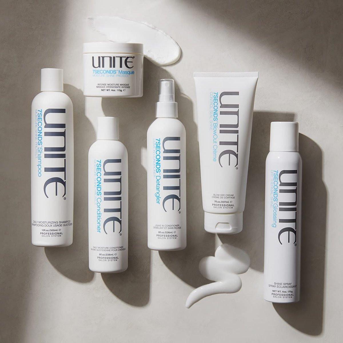UNITE Hair – 7SECONDS Maske – Tiefenpflege zur Wiederherstellung von Elastizität, Stärke & lang anhaltendem Glanz – Intensive Feuchtigkeitsversorgung für alle Haartypen – 118 ml