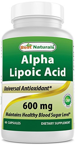Best Naturals Alpha-Liponsäure 600 mg – 60 Kapseln Starke Antioxidantien