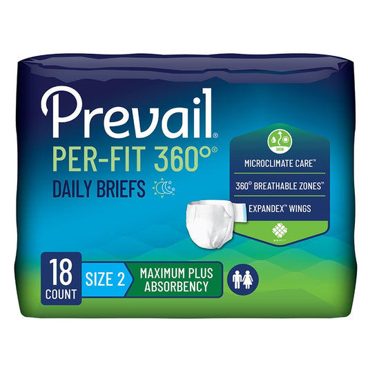 Prevail Perfit Inkontinenzslip Größe 2, 18 Stück – Weiß