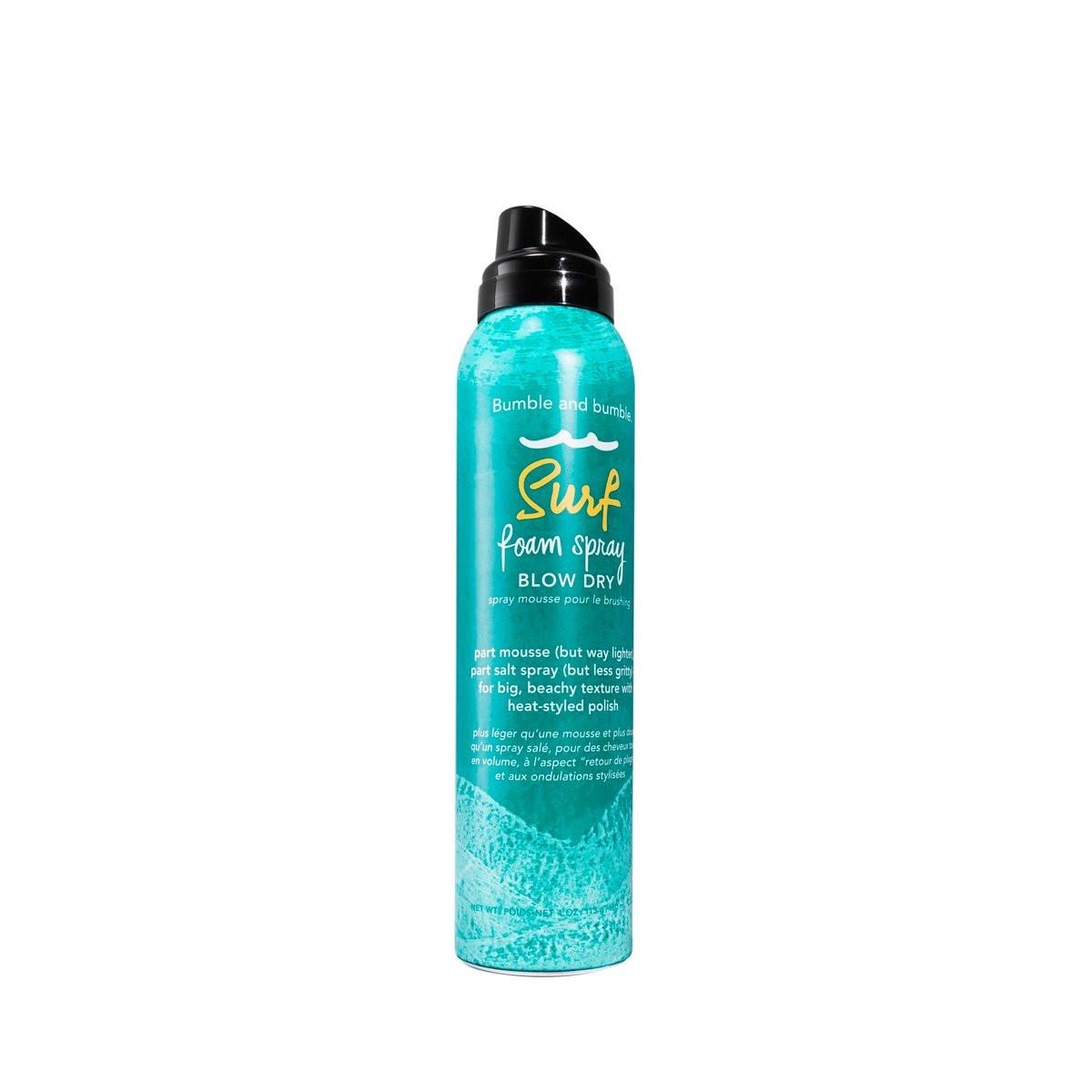 Bumble and bumble. Surf Foam Spray – Leichter Volumen-Schaum für beachige Textur & Halt – UV-Schutz – für feines bis mittleres welliges & glattes Haar, 118 ml