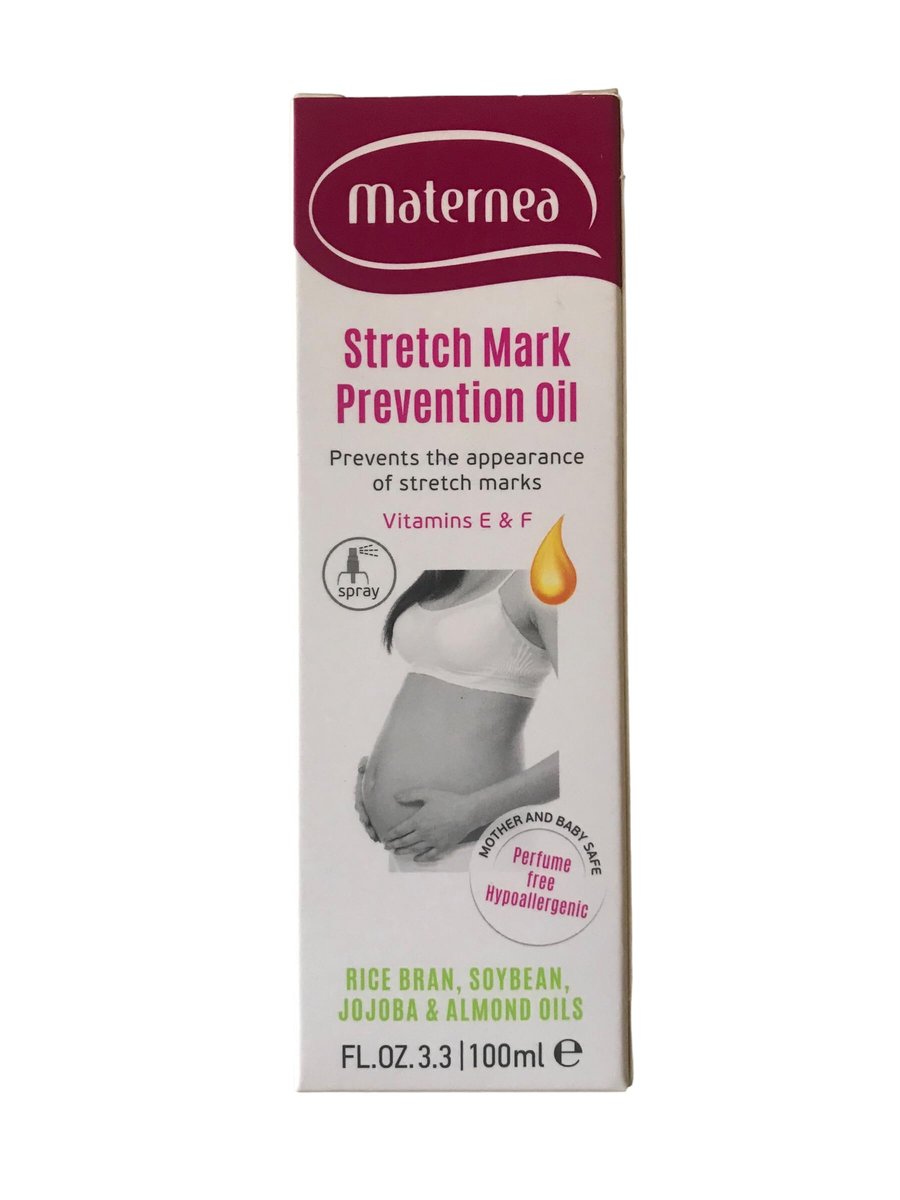 Maternea Elasticity Oil – Natürliches Schwangerschaftsöl mit Soja-, Mandel- und Jojobaöl sowie Vitamin E & F, 100 ml