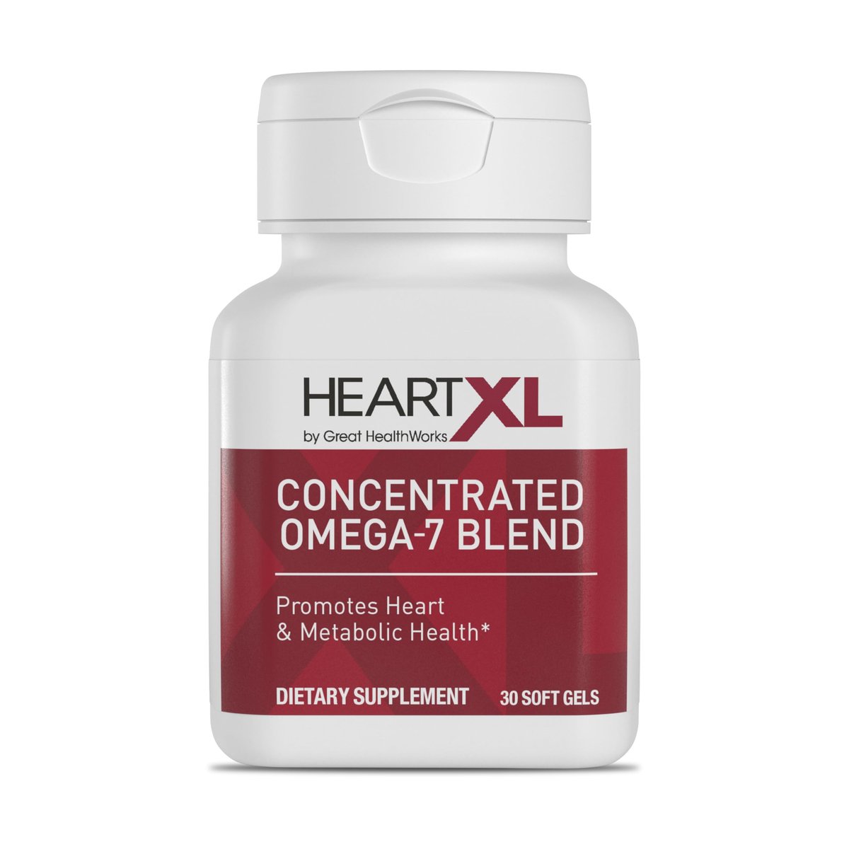 HeartXL Omega-7 Blend – Unterstützung für die Herz-Kreislauf-Gesundheit & gesunden Stoffwechsel – Glutenfreies Herzgesundheits-Präparat – 30 Softgels
