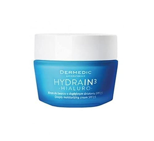 HYDRAIN3 HIALURO Tiefenfeuchtigkeitscreme SPF15 – Feuchtigkeitsspendende Gesichtscreme