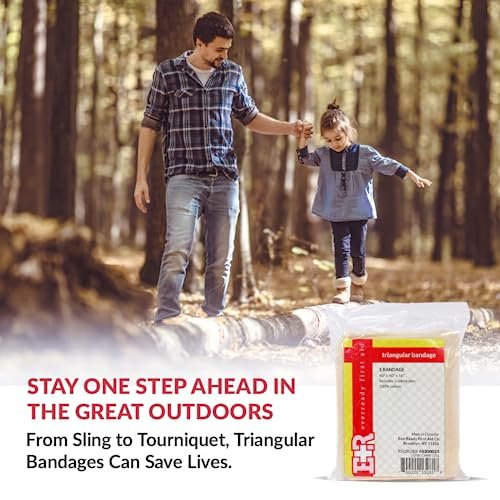 Ever Ready First Aid Dreieckstuch, 40 x 40 x 56 Zoll, 12 Stück - 100% Baumwolle