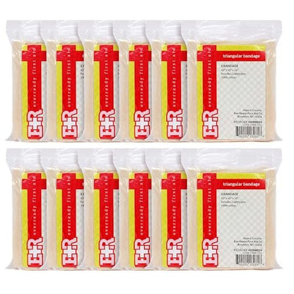 Ever Ready First Aid Dreieckstuch, 40 x 40 x 56 Zoll, 12 Stück - 100% Baumwolle
