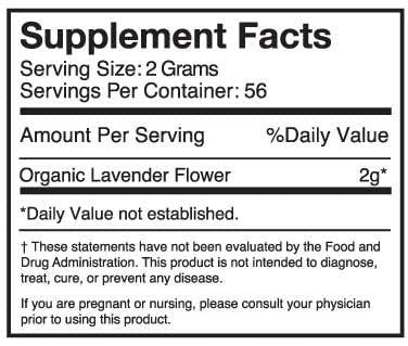 Nature Restore USDA Bio-zertifizierte getrocknete Lavendelblüten, loser Blatt, Extra Qualität, 113 g