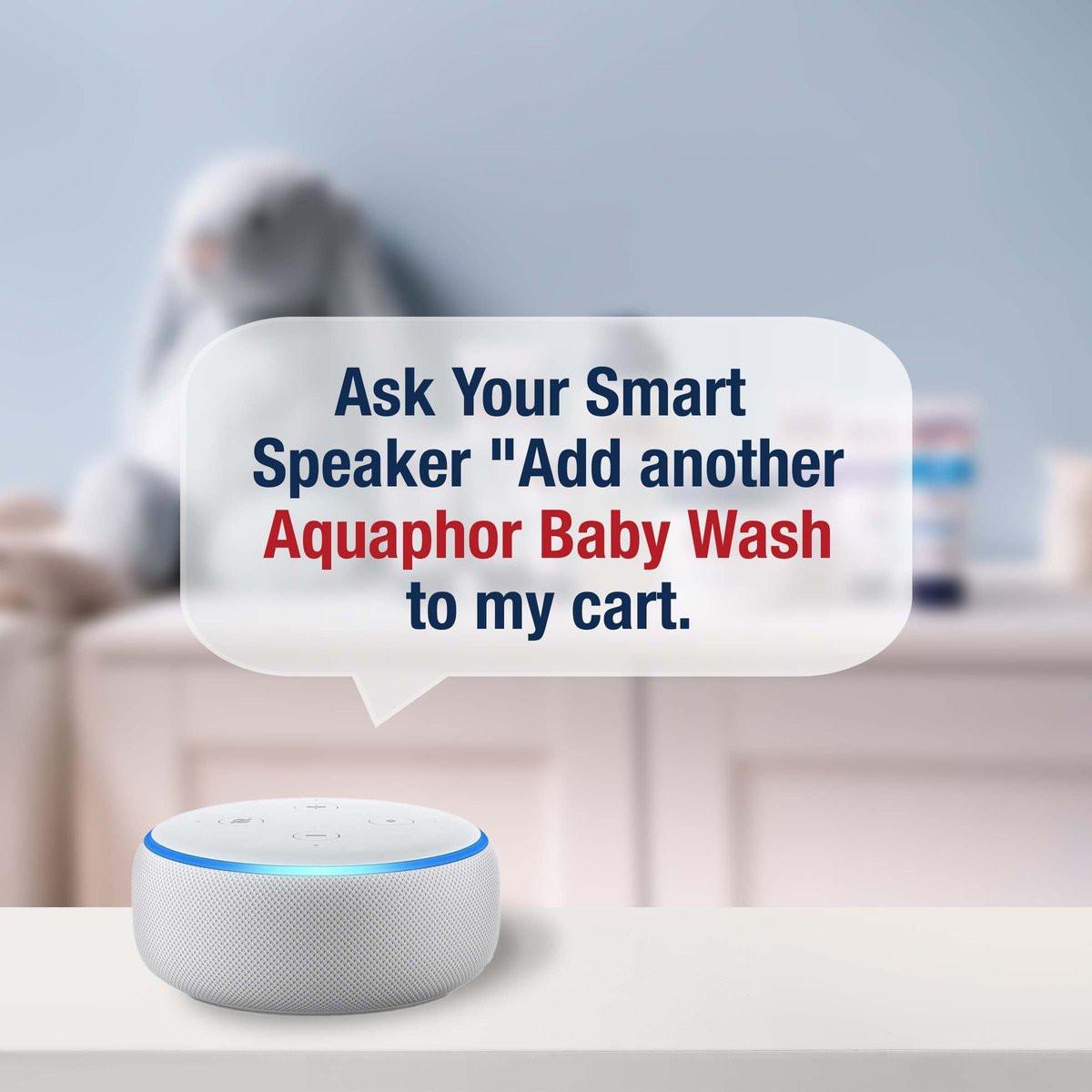 Aquaphor Baby Wasch- und Shampoo - Milde, tränenfreie 2-in-1 Lösung für Babys empfindliche Haut - 500 ml Pumpflasche