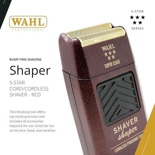 Wahl Professional 5 Star Series Shaver/Shaper – Kabelloser Finish-Trimmer mit Folienrasierer für eine glatte, hautschonende Rasur