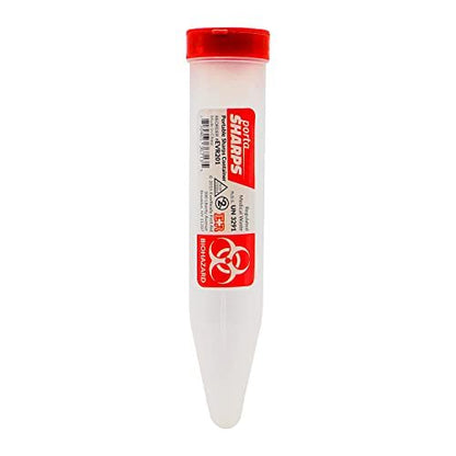 Ever Ready First Aid Porta Sharps Transportabler Behälter für spitze Gegenstände mit Verriegelungsmechanismus - 3 Stück