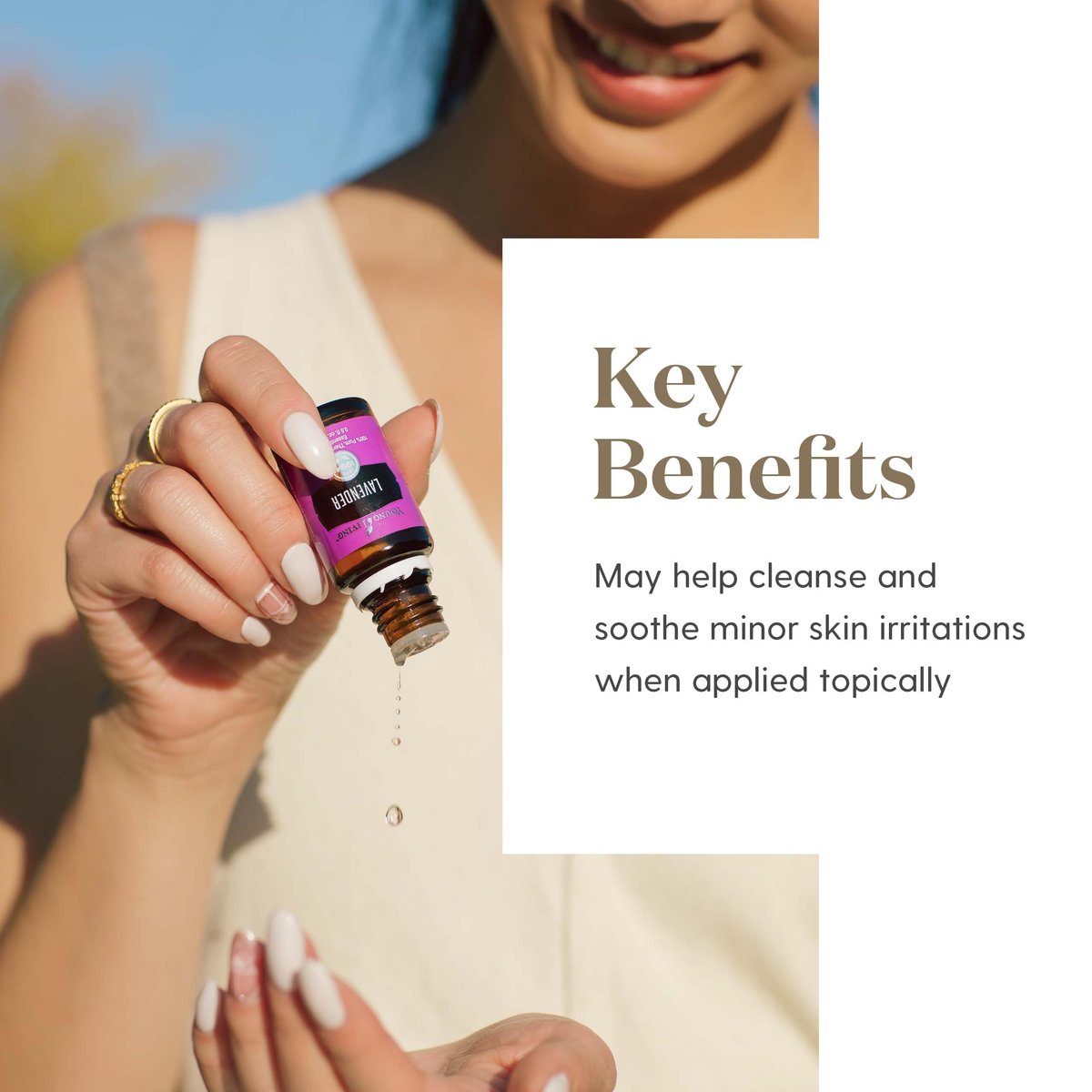 Young Living Lavendel Ätherisches Öl | Hautpflege, Aromatherapie & Massage | Beruhigender Duft | 5 ml