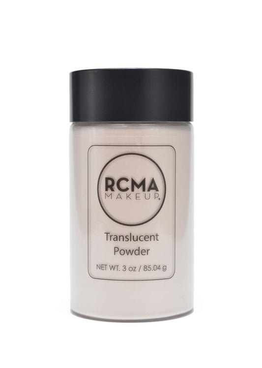 RCMA Makeup Transluzenter loser Puder – Leichter Fixierpuder für makellosen Teint, Glanzkontrolle, natürliches mattes Finish, kein Flashback, Ölkontrolle, kein Abblättern oder Krümeln, vegan und tierversuchsfrei, 85 g