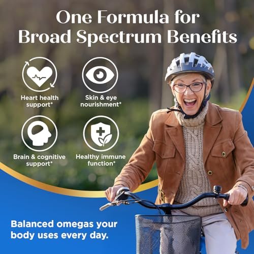 Purity Products Omega 3-6-9 Vegan & Vegetarische Formel – „5 in 1“ Essentielle Fettsäuren Komplex – Wissenschaftlich formuliertes pflanzliches Omega 3 6 9 EFA – (60 Kapseln)