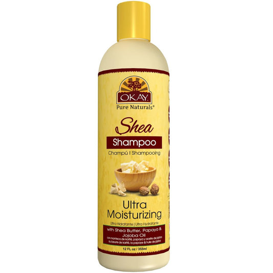 OKAY Shea Ultra Feuchtigkeitsspendendes Shampoo, 12 Unzen