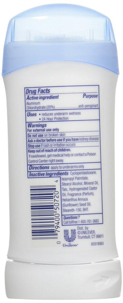 Dove Deodorant Invisible Solid Powder 2,6 Unzen (Pack mit 6)