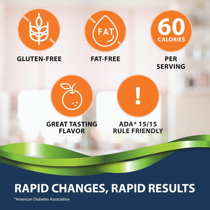 TRUEplus Glukose Tabletten, Orange Geschmack, 15g schnell wirkende Kohlenhydrate, fettfrei, glutenfrei, Energie-Boost, 50 Stück