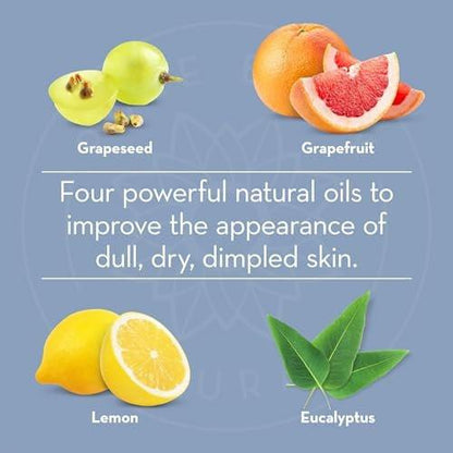 Pure Body Naturals Anti-Cellulite-Massageöl, 240 ml | 100% natürlicher Cellulite-Entferner für Beine und Oberschenkel | Chemiefreies straffendes Körperöl für Frauen, strafft die Haut und reduziert Dehnungsstreifen