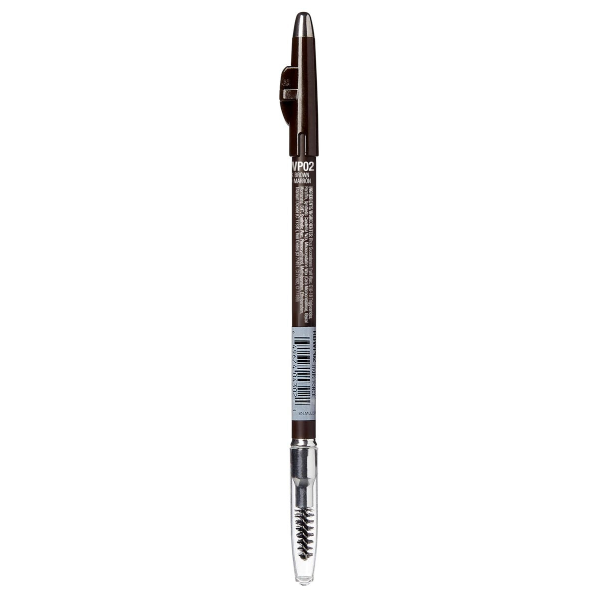 Kiss Go Brow Augenbrauenstift aus Holz Dunkelbraun (6 Stück)