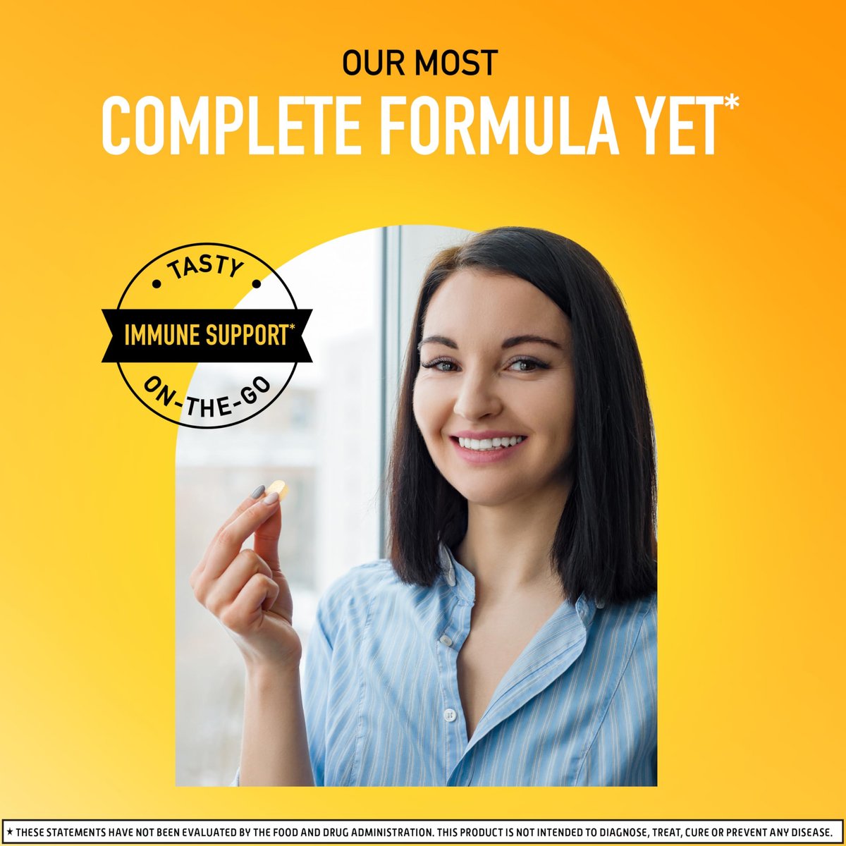 Airborne Vitamin C 1000mg pro Portion – Zitrus-Kautabletten (96 Stück) – Verpackung kann variieren