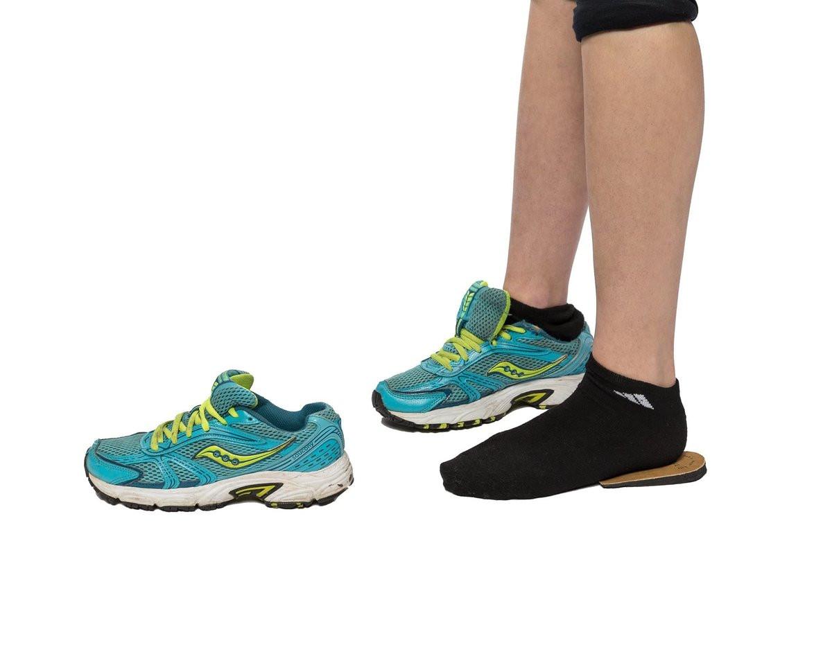 Premium Verstellbare Orthopädische Fersenerhöhung – Hergestellt in den USA – bei Fersenschmerzen und Beinlängendifferenzen – Medium – 1 Einzelerhöhung