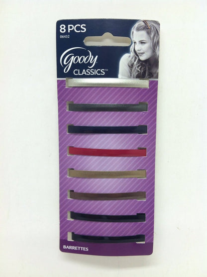 GOODY Women Classics Metallic Glossed Stay Tight Haarspangen, 8 Stück