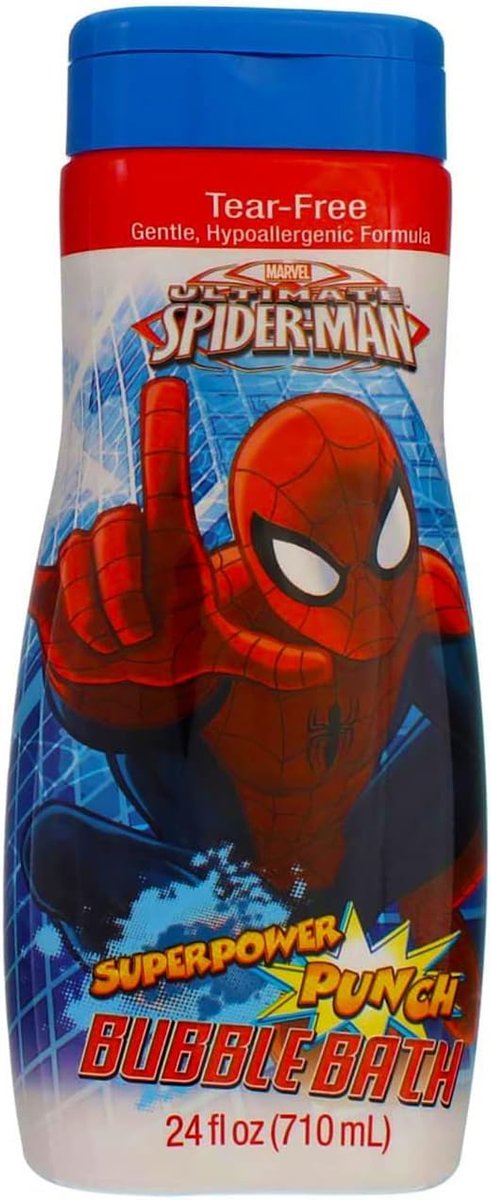 Marvel Amazing Spider-Man Badezeit Kinder-Badeschaum, 710 ml, Wassermelonen-Duft