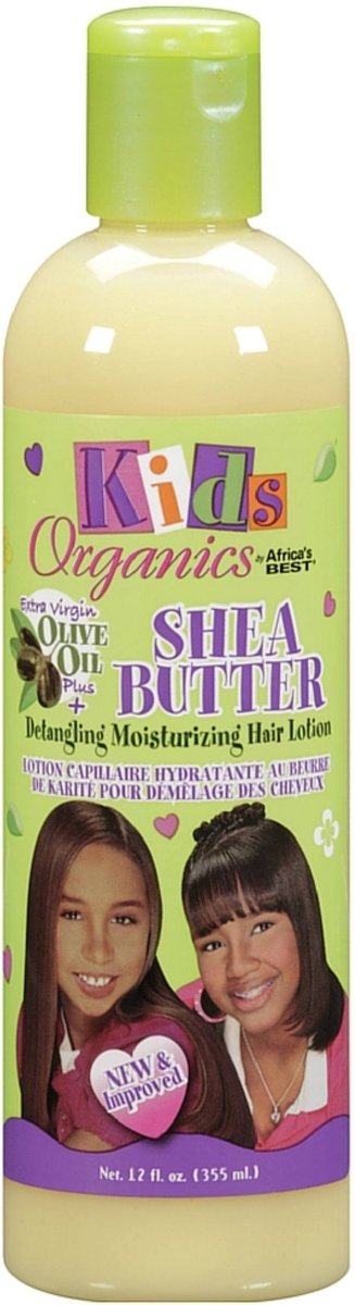 Africa's Best Kids Organics Shea Butter Entwirrende Feuchtigkeits-Haarlotion 12 oz (Pack mit 4)