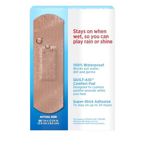 Band-Aid Marken-Pflaster mit Marvel Avengers Motiven für Kinder & Kleinkinder, bunte Wundversorgung für kleine Schnitte & Schrammen, verschiedene Größen, 20 Stück