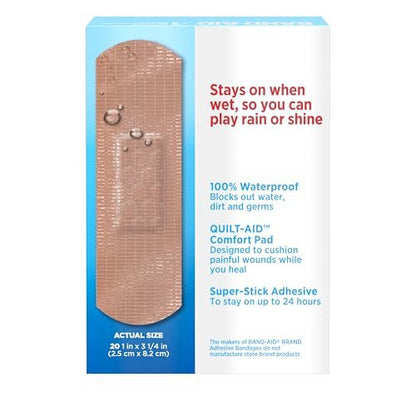 Band-Aid Marken-Pflaster mit Marvel Avengers Motiven für Kinder & Kleinkinder, bunte Wundversorgung für kleine Schnitte & Schrammen, verschiedene Größen, 20 Stück