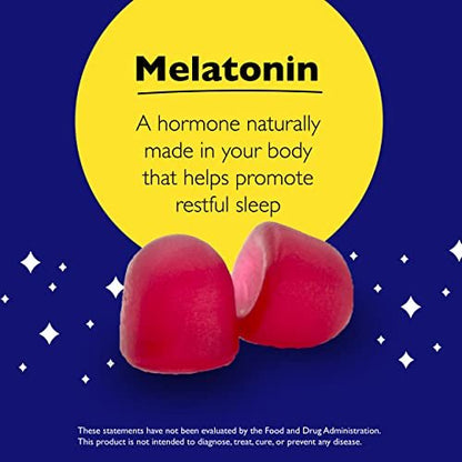 Bach RESCUE PLUS Melatonin Einschlaf-Gummis mit Erdbeergeschmack – 60 Stück