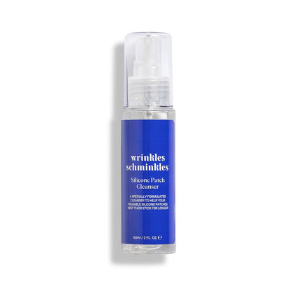 Wrinkles Schminkles Patch Reiniger – Schonende Reinigung für Silikon-Faltenpflaster zur Haftungserhaltung, 2er-Pack à 59 ml