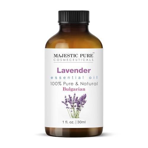 Majestic Pure Lavendelöl 100% rein & natürlich – 30 ml mit Glas-Dropper – ideal für Diffuser, Aromatherapie, Seifen- und Kerzenherstellung